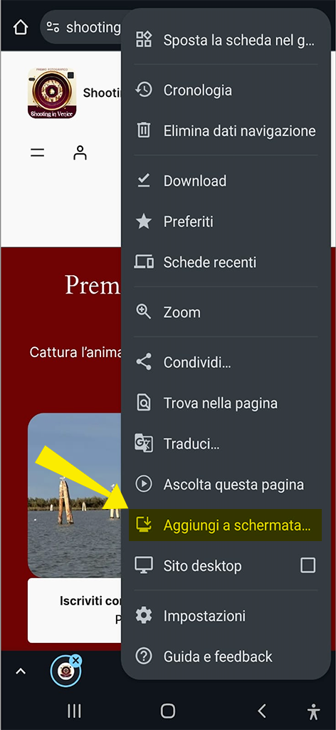 ANDOID_APP_Premio-Shooting_Venice_2